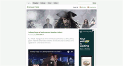 Desktop Screenshot of johnnydepp.es